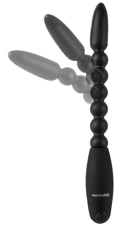 Flexibilní vibrační anální kuličky - kolík